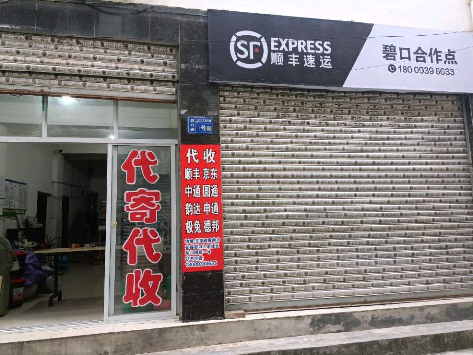 碧口镇顺丰快递(兰渝线店)